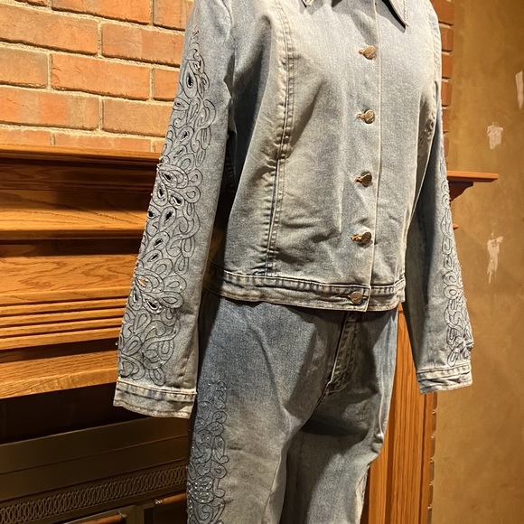 EUC Sz L Lana Erica Jean jacket set - Picture 2 of 10